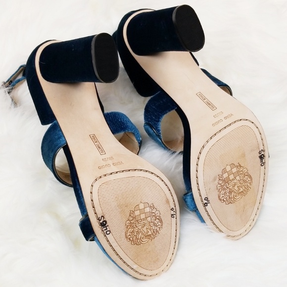 VINCE CAMUTO | Suede Heeled Sandals - Picture 4 of 6